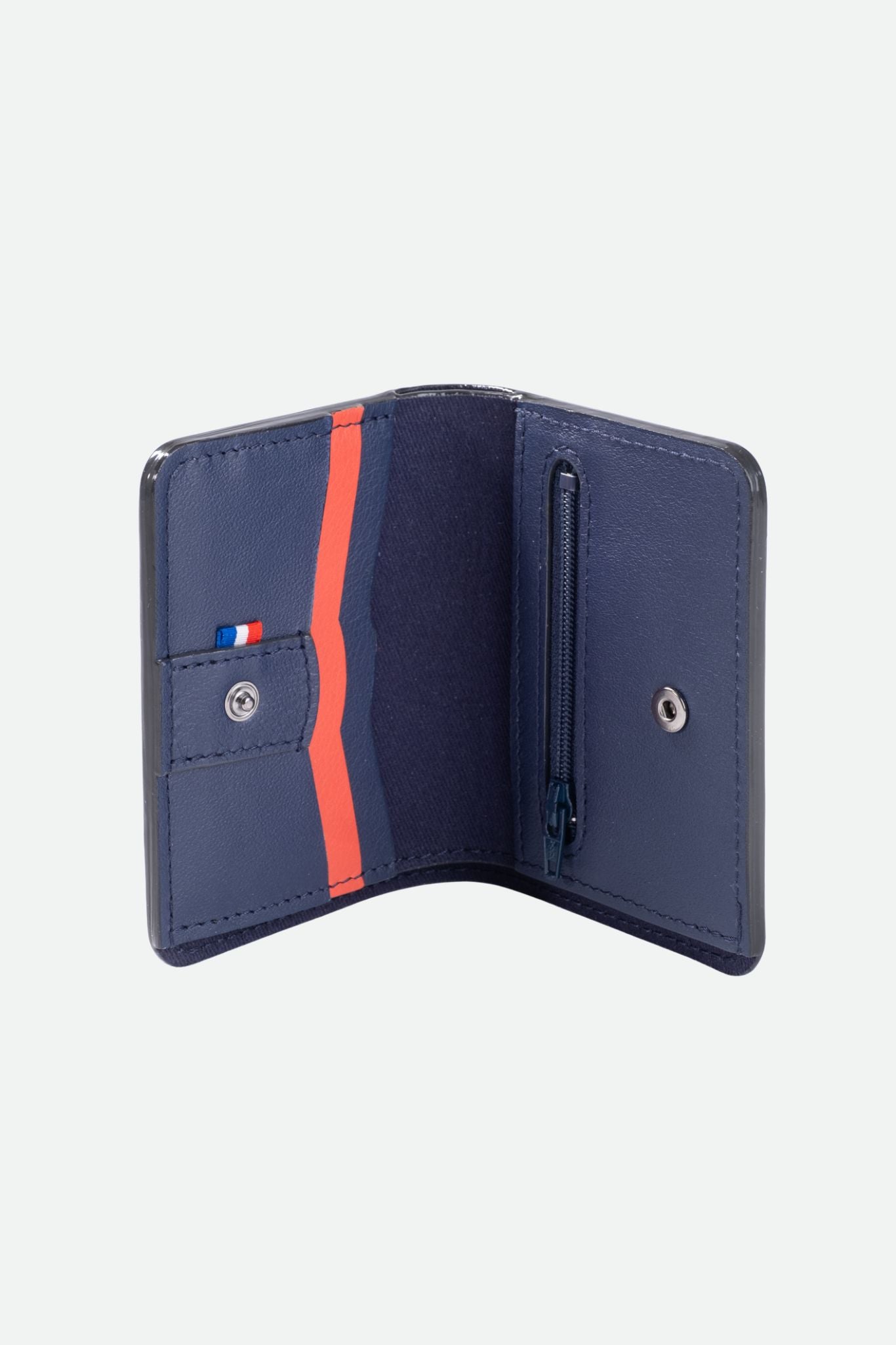 Arsène - navy blue & coral (f)