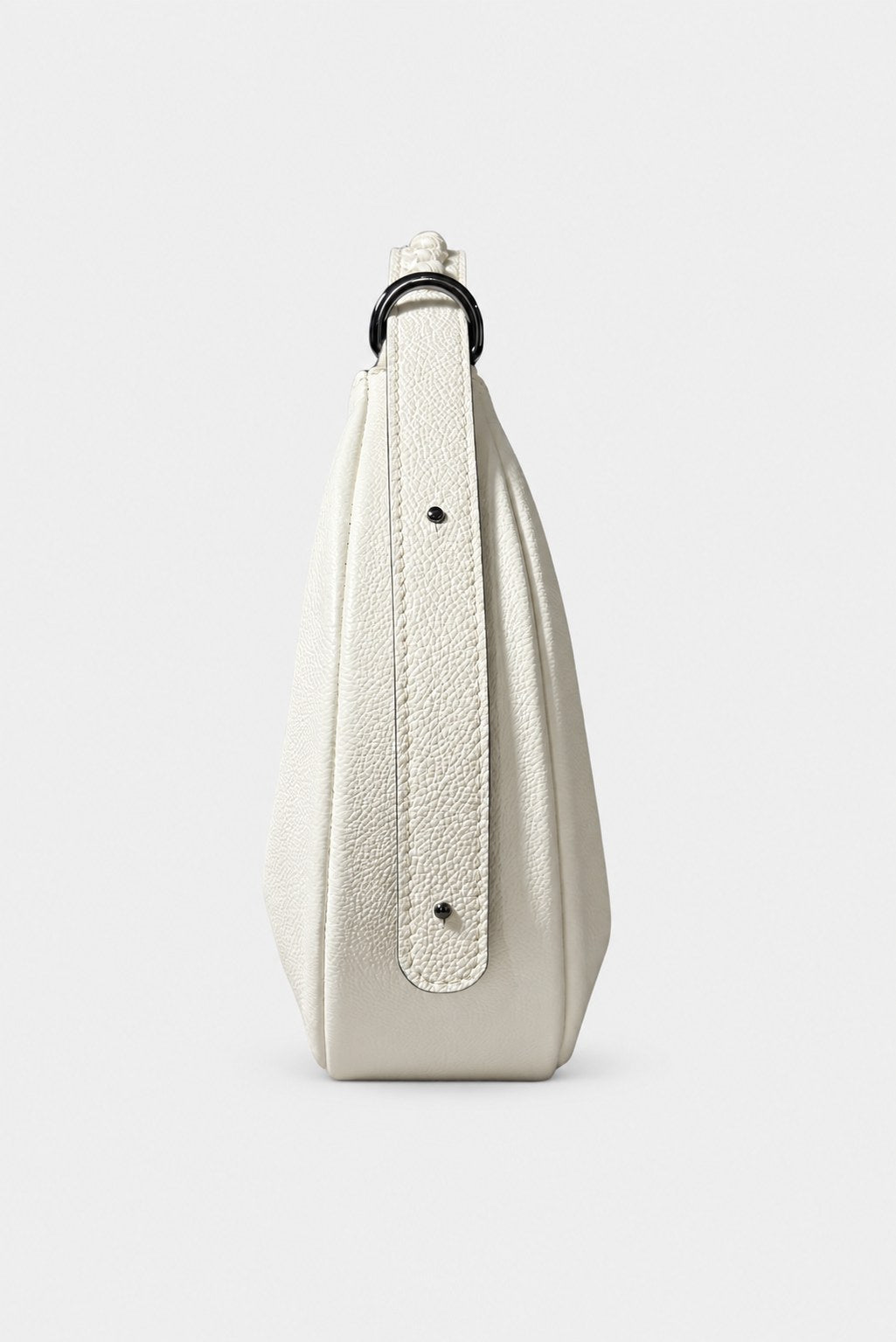 Sac hobo femme cuir blanc - قمر جديد - أبيض محبب