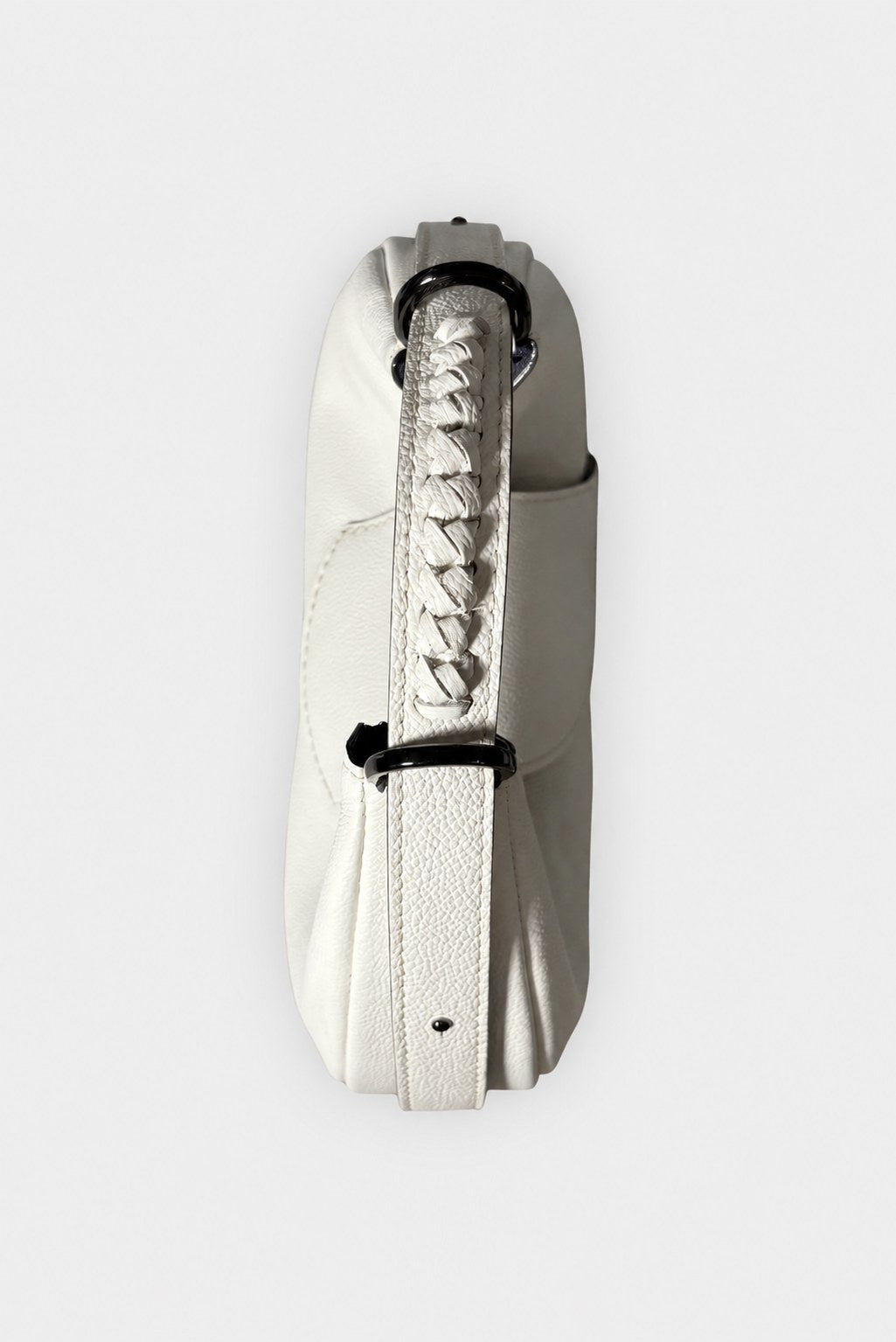 Sac hobo femme cuir blanc - قمر جديد - أبيض محبب