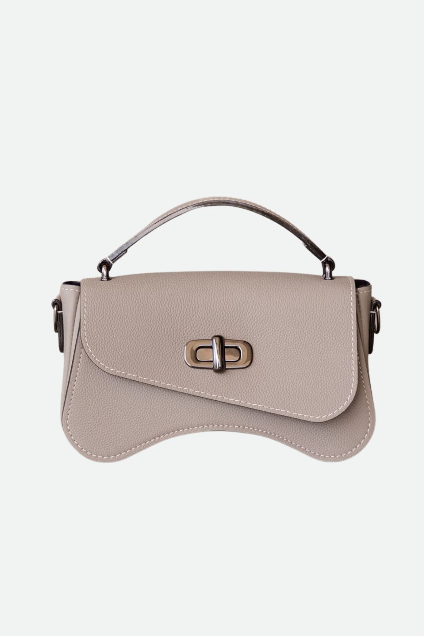 Sac forme baguette gris