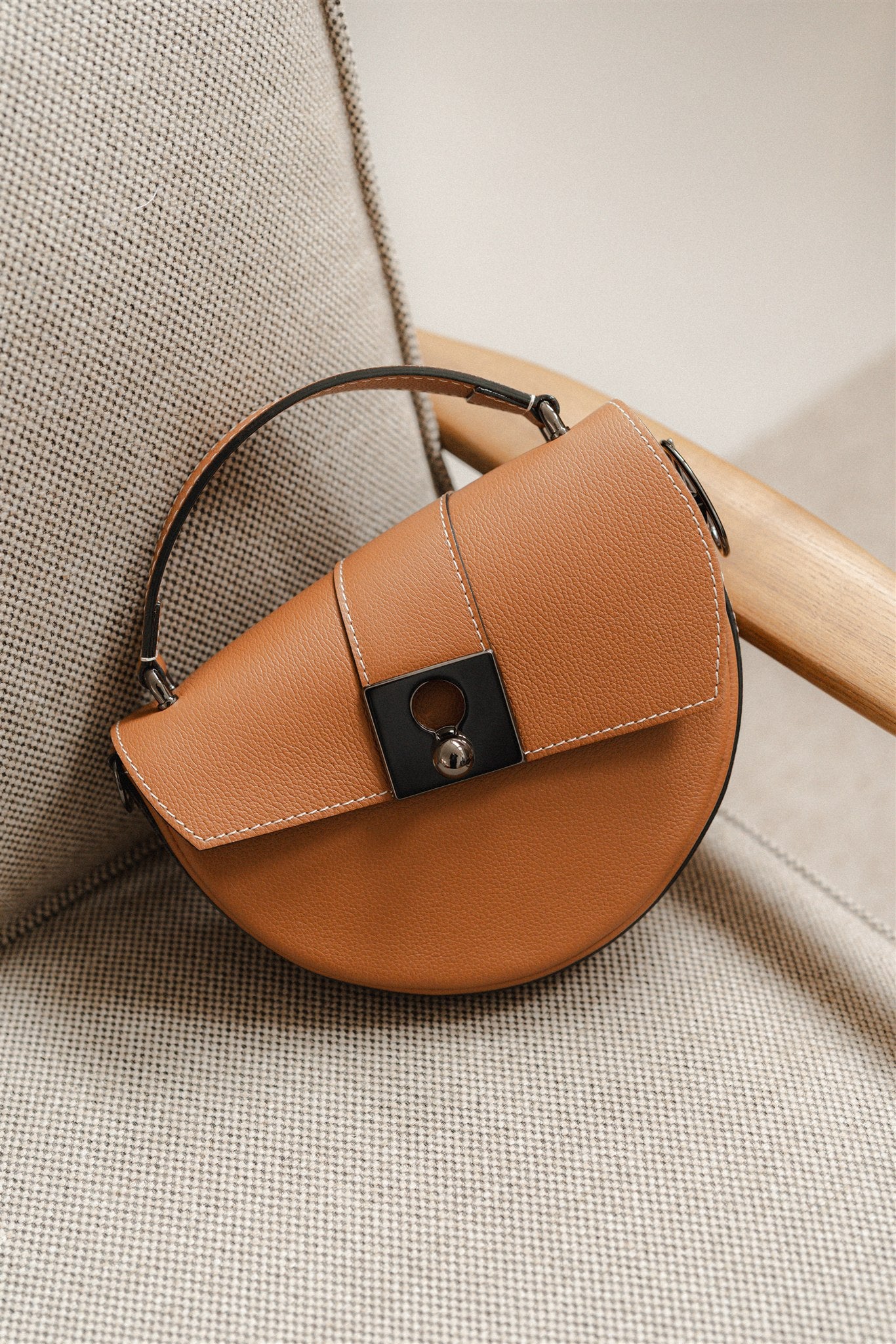 Côme - camel grainé