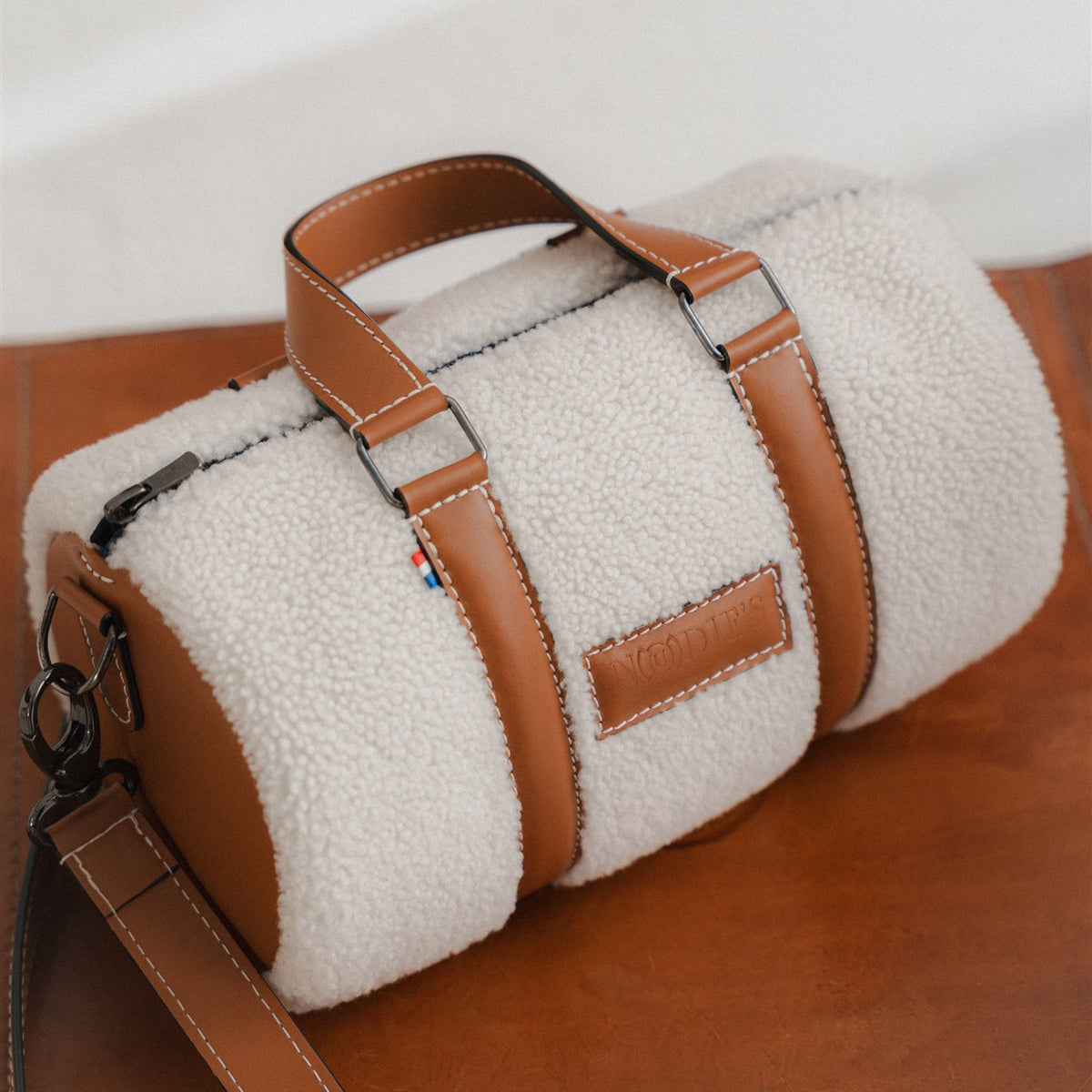 Sac à Main Bowling Pierre Hardy - Cuir Vernis Beige - Occasion - Très Bon État