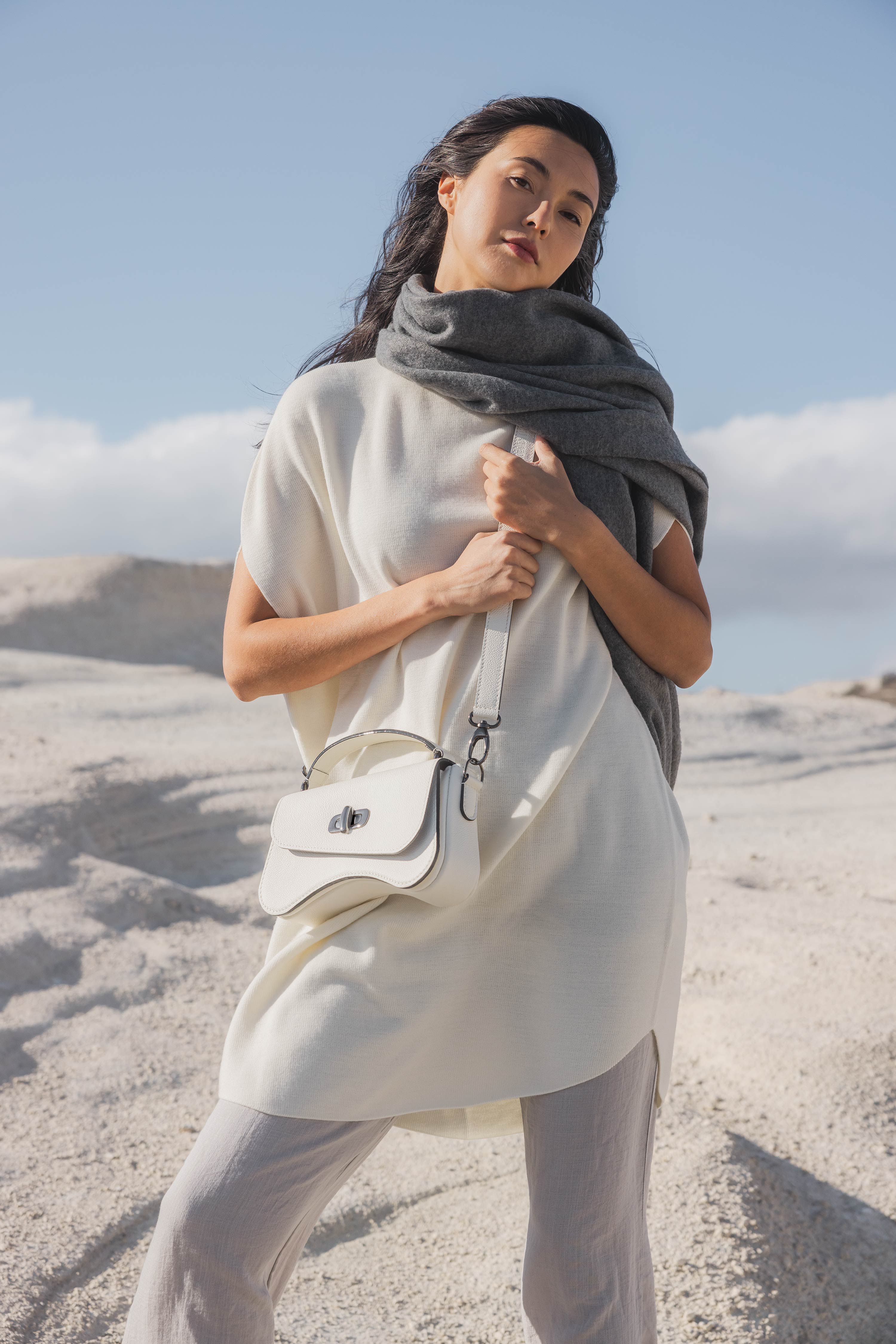 Sac baguette porté bandoulière