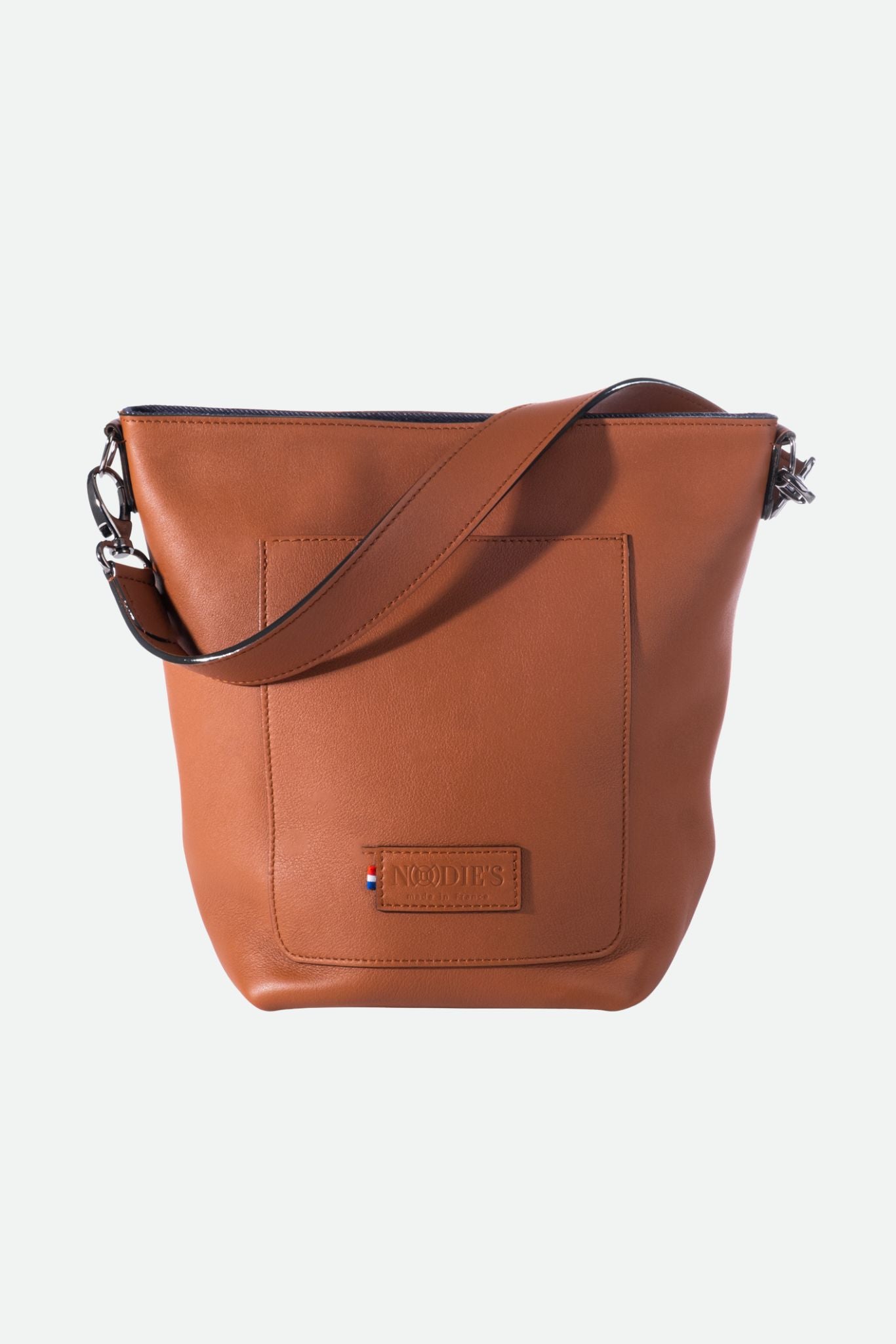 Sac cabas cuir camel 